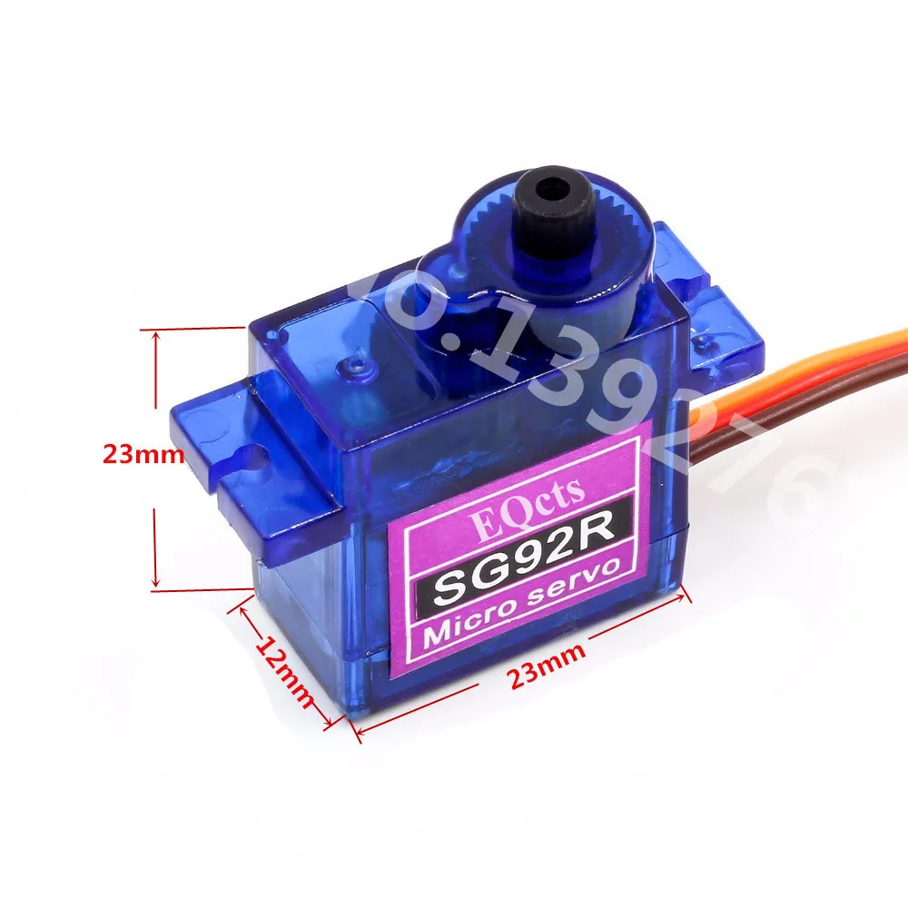 Сервопривод Micro 9g SG92R из нейлона и углеродного волокна 20 шт. сменная деталь SG90 Для