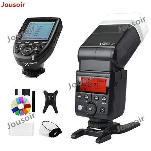 Godox 2x V350F TTL HSS 1/8000s Speedlite Flash Built-in 2000mAh Li-ion Battery with Xpro-F Transmitter for Camera CD50 | Электроника
