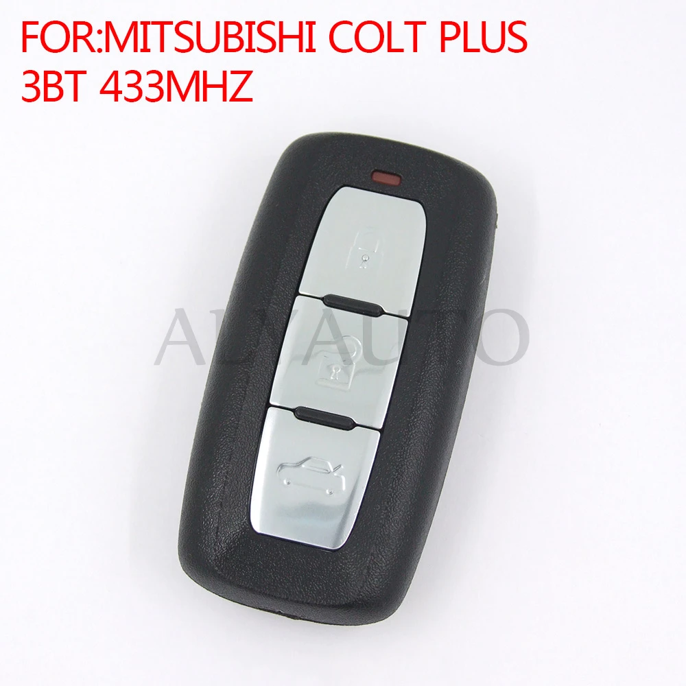 Remote control smart card car key for Mitsubishi Colt Plus 3button