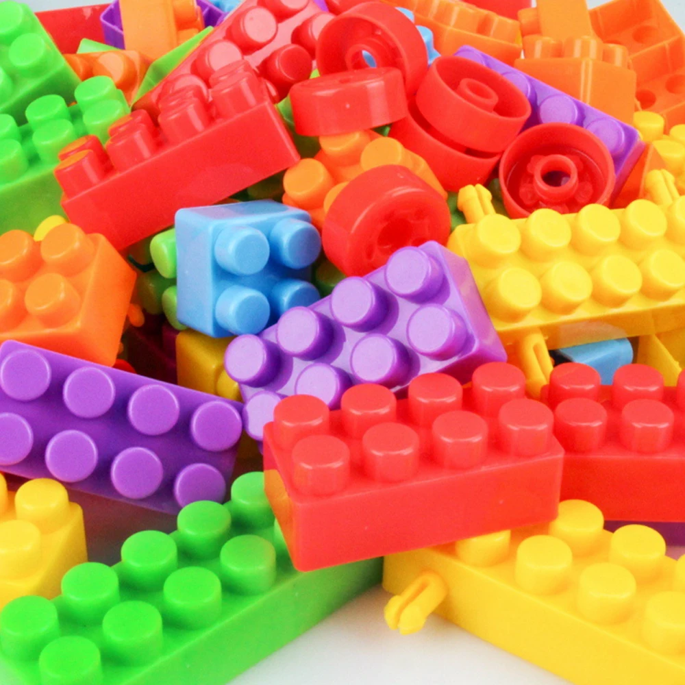 72 шт./компл. нетоксичные Строительные кирпичи наборы Большой размер блоки игрушки для детей модели Сделай Сам дизайн дом буквы колесо