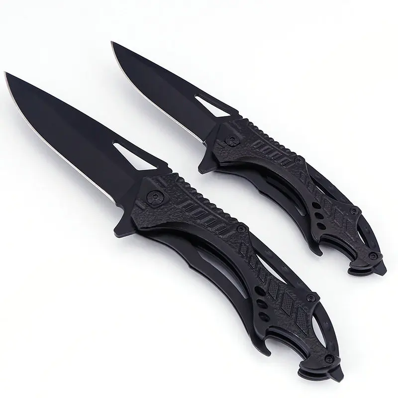 gold colorful tactical folding knife outdoor camping hunting survival rescue edc tools (3)