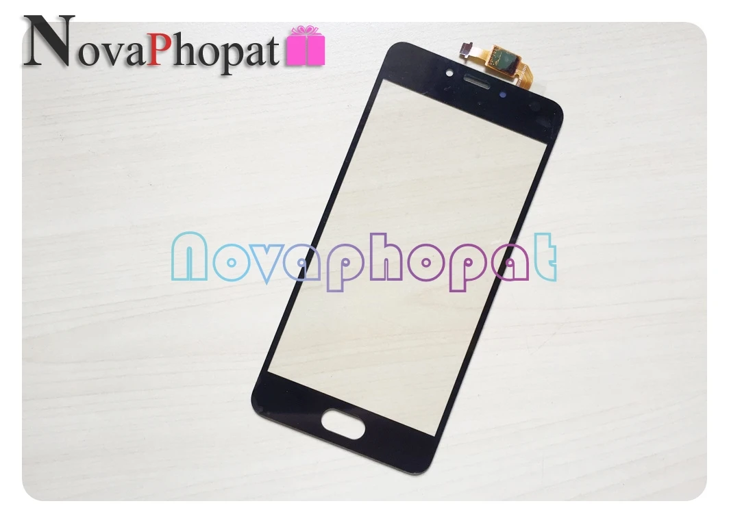 Novaphopat черный/белый сенсор для Meizu M5C/Meilan 5C/M5s M5 S сенсорный экран дигитайзер стеклянная панель Замена+ отслеживание