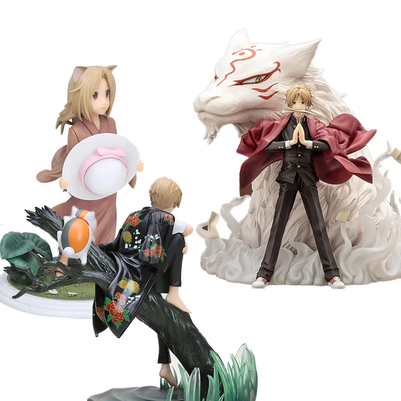 

17cm anime Book of Friends Natsume Yuujinchou Little Fox Takashi Natsume 1/8 Scale PVC Figure Collectible Model doll toy