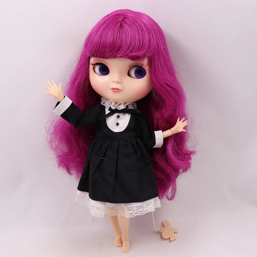 Соединение азон тело 1/6 ледяной обнаженной куклы маленькая грудь Rosey волосы с макияж № 732 30 см F& D