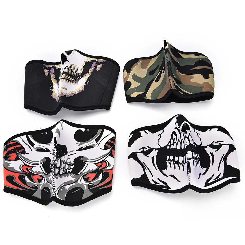 Outdoor Sport Mask Skull Face Mouth-Muffle Winter Warm Windproof Motorcycle Bike  Ski Face Mask
