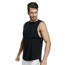 Gyms Stringer одежда Бодибилдинг майка мужская майка для фитнеса рубашка без рукавов однотонная хлопковая майка для мускулистых мужчин майка