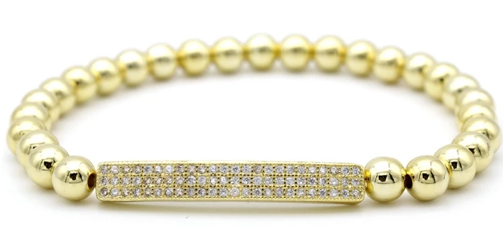 

Strip long tube gold silver rose gold cz zircon Macrame bracelet n32323 Charm Braided pulseira Luxury Braiding Rope Bangles