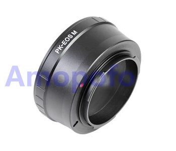 

Amopofo PK-EF M Adapter,For Pentax K PK Lens to for EOS M EFM EF-M M2 M3 Camera