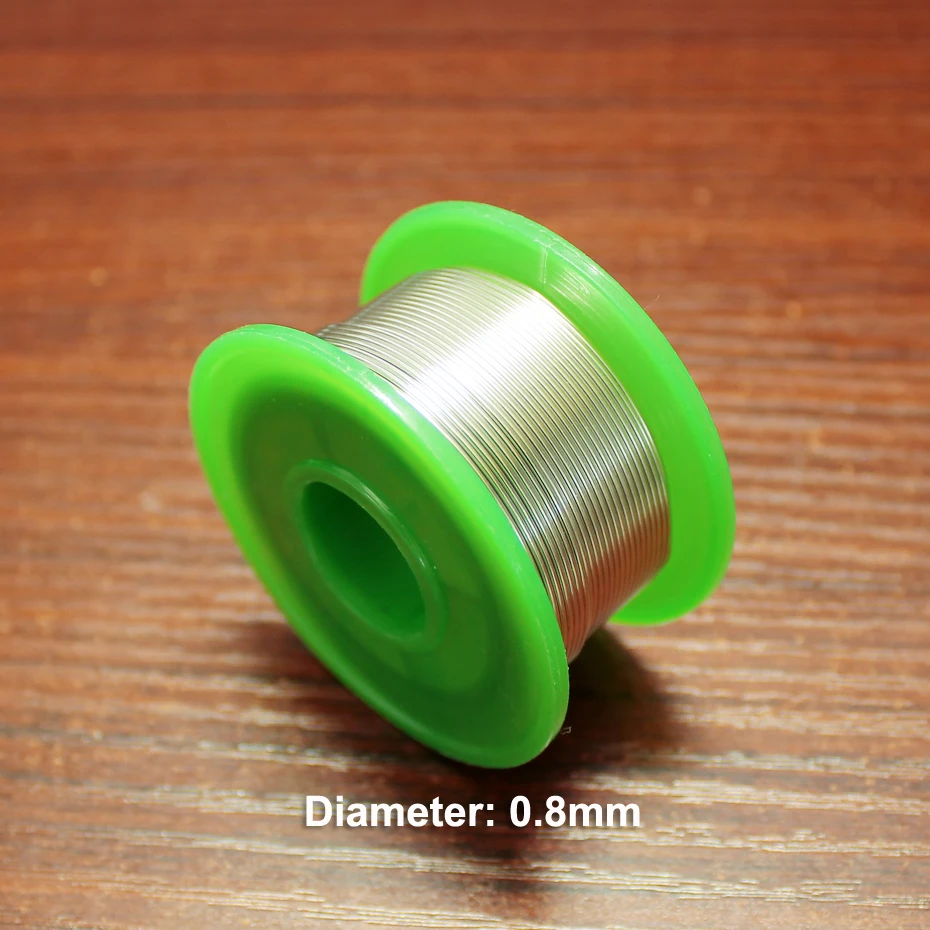 

12m/lot High Purity 63% Solder Wire With Rosin Core 0.8mm Disposable Diameter Soldering Iron Accessories