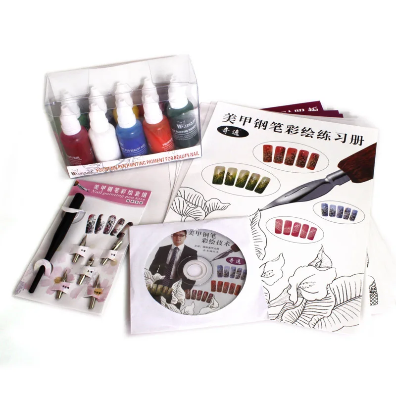 

Set For Nail Gel Nail Pen Nail Art Kit Manicure Nail Painting Included Detailed Tutorial