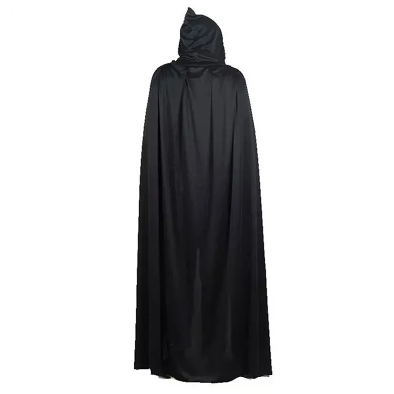 

Halloween God of Death Cloak Hooded Cape Witch Adult Unisex Devil Robe Floor Length Cosplay Party Supplies for Dropship