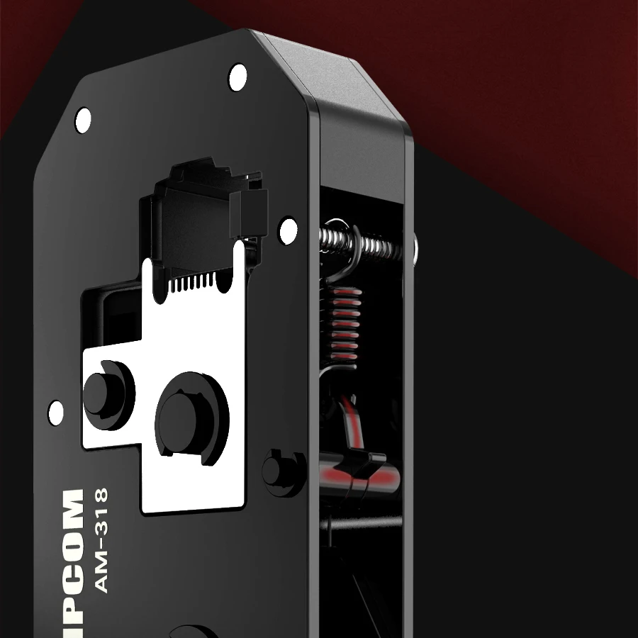 AMPCOM RJ45 Crimping Tool Ethernet Network LAN Cable Crimper Cutter Stripper Plier Modular 8P RJ45 and 6P RJ12 RJ11
