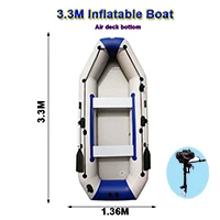 0,9 мм ПВХ надувная лодка 3 слоя надувные рыбацкие лодки ламинированные износостойкие каяк резиновая лодка для рыбалки