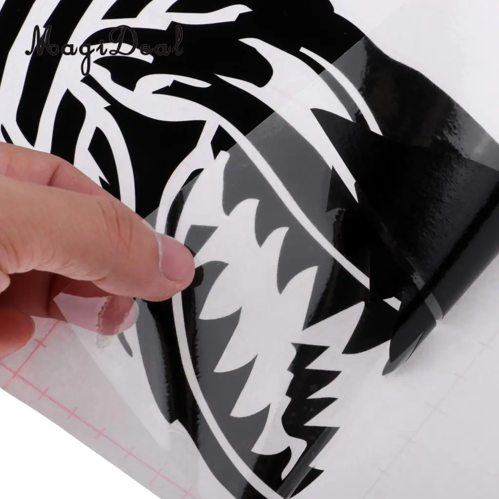 2Pcs Durable Large Skeleton Fish Bone Stickers Decals for Kayak Canoe Fishing Boat Dinghy Car Truck Window Graphics Accessories