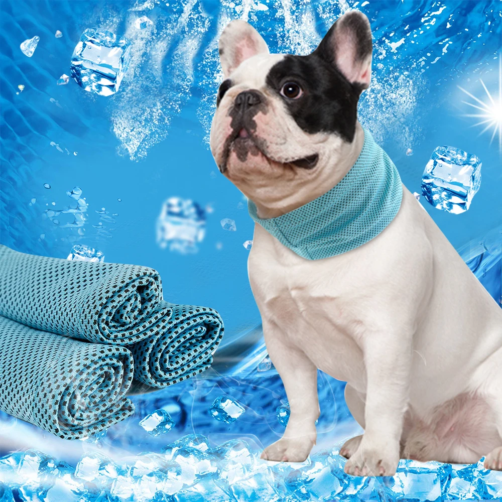 Title 13, Summer Dog Pet Cooling Bandana Collar Sunstroke...