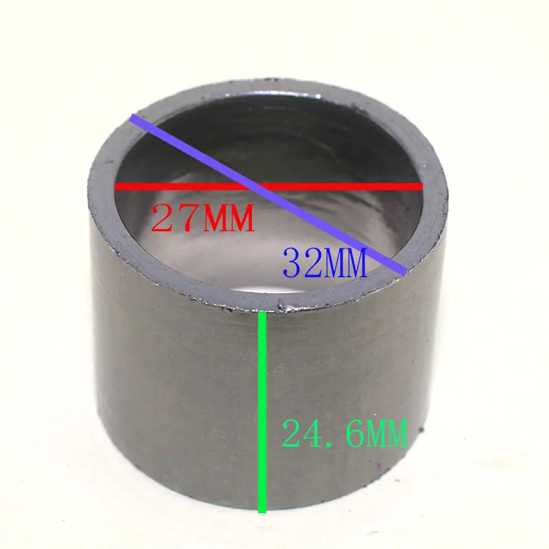 32X27X24,6 для выхлопной трубы мотоцикла Графит Прокладка глушитель разъем глушителя грязи велосипед ямы 32 27 24,6