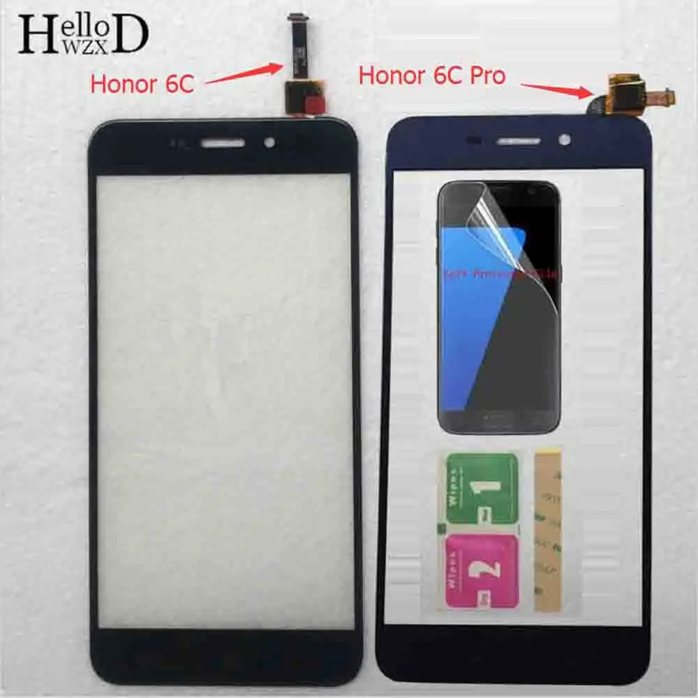 

Mobile Phone Touch Screen For Huawei Honor 6C / Honor 6C Pro Touch Glass TouchScreen Digitizer Panel Sensor Glass Protector Film