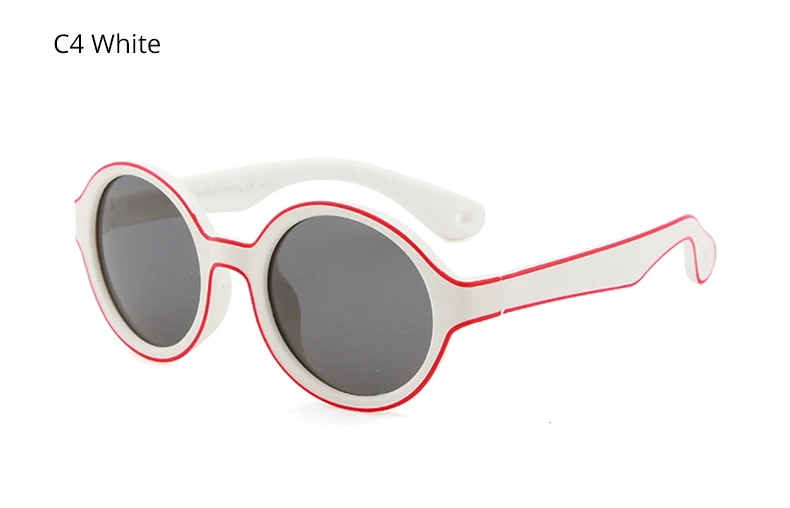 Ralferty поляризованные солнцезащитные очки для детей Новинка TR90 для мальчиков и девочек детские спортивные Круглые Солнцезащитные очки UV400 очки детские оттенки K8179