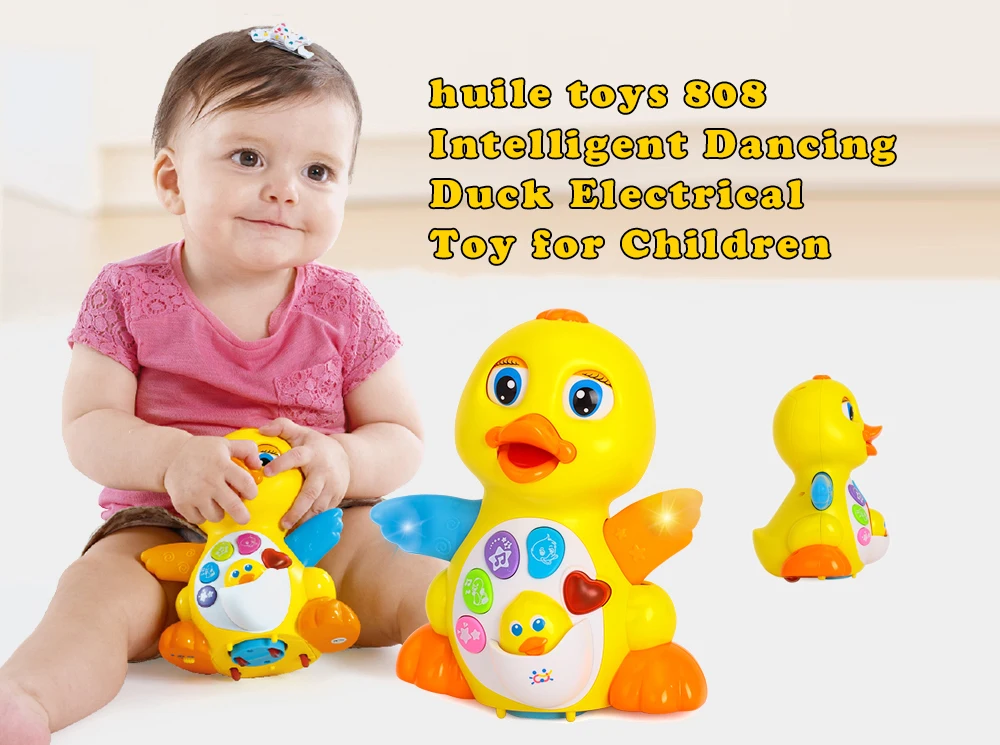 Электронный Питомец детский эквалайзер хлопающий желтая утка Младенческая умная утка электрическая ПЭТ универсальная игрушка для детей