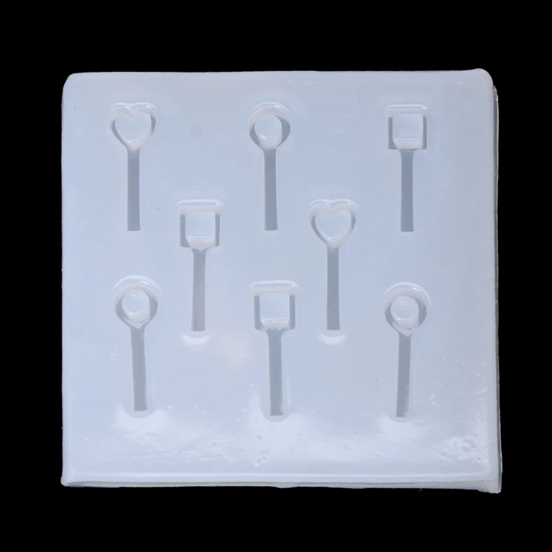 

Free shipping Free Shipping Silicone Epoxy Resin Molds Craft DIY Eyes Screw Pins Mold For Earrings Jewelry