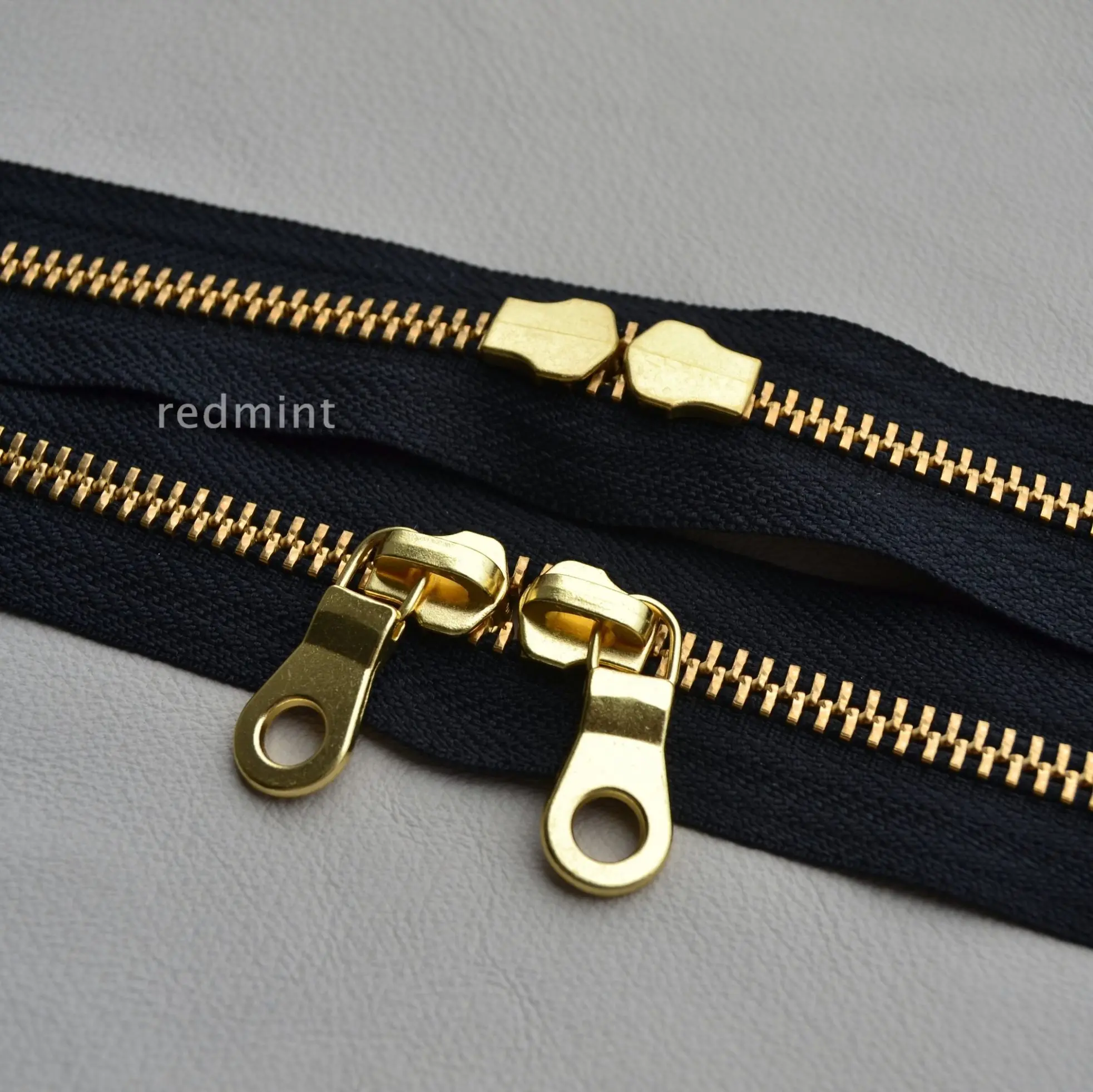 zippers for leather bags