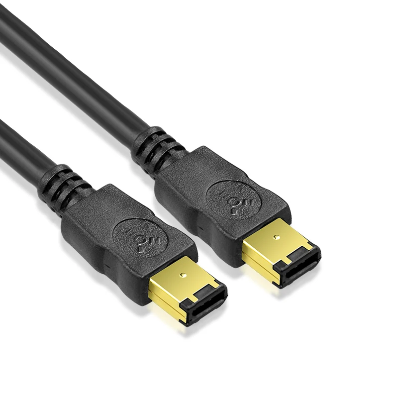 IEEE1394A Data Cable IEEE 1394 6P to 6P 6P-6P 6 Pin to 6Pin Industrial Camera Cable Firewire 400 Mbps 1.5m 3m 5m 10m 15m