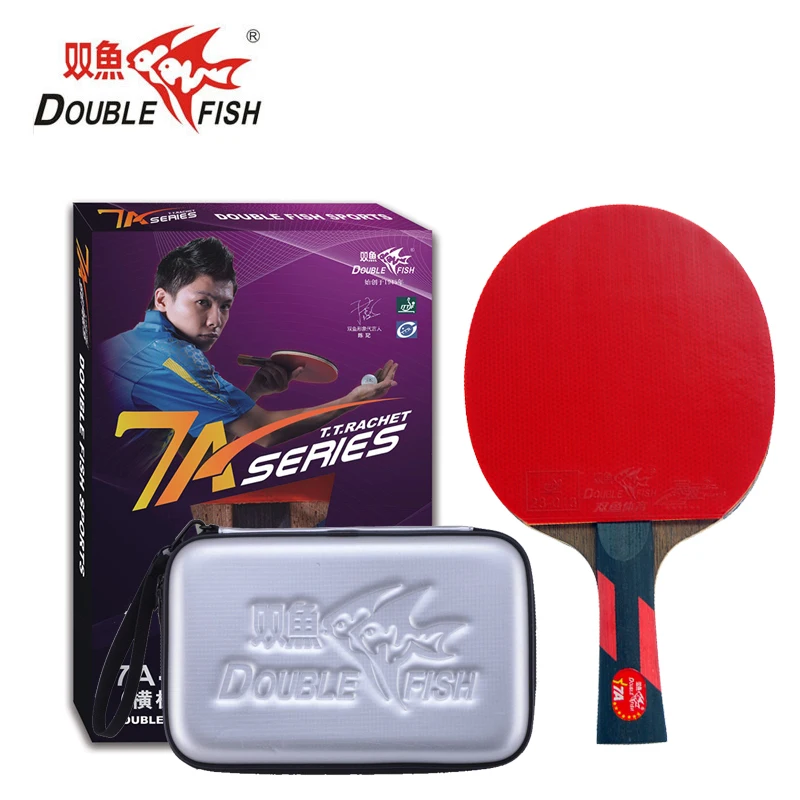 مزدوجة الأسماك قسط 7AC 7 نجمة تنس طاولة النهائي مضارب paddle 5 رقائق ينجي الخشب مضرب سريع هجوم حلقة مع بو حالة مزدوجة الأسماك قسط 7AC 7 نجمة تنس طاولة النهائي مضارب paddle 5 رقائق ينجي الخشب مضرب سريع هجوم حلقة مع بو حالة