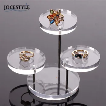 

Hot Acrylic Jewelry Display Boxes Bracelet Holder Necklace Rack Showcase Watch Display Stand Clear Acrylic Jewelry Box 3 Tray