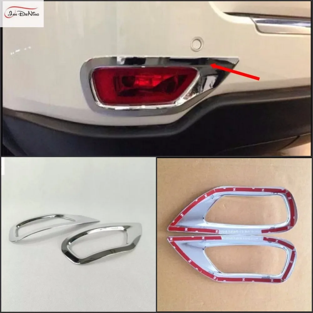 JanDeNing 2 шт./компл. для Jeep Grand Cherokee 2011- хромированные ABS задние противотуманные фары крышка лампы рамка отделка эмблемы
