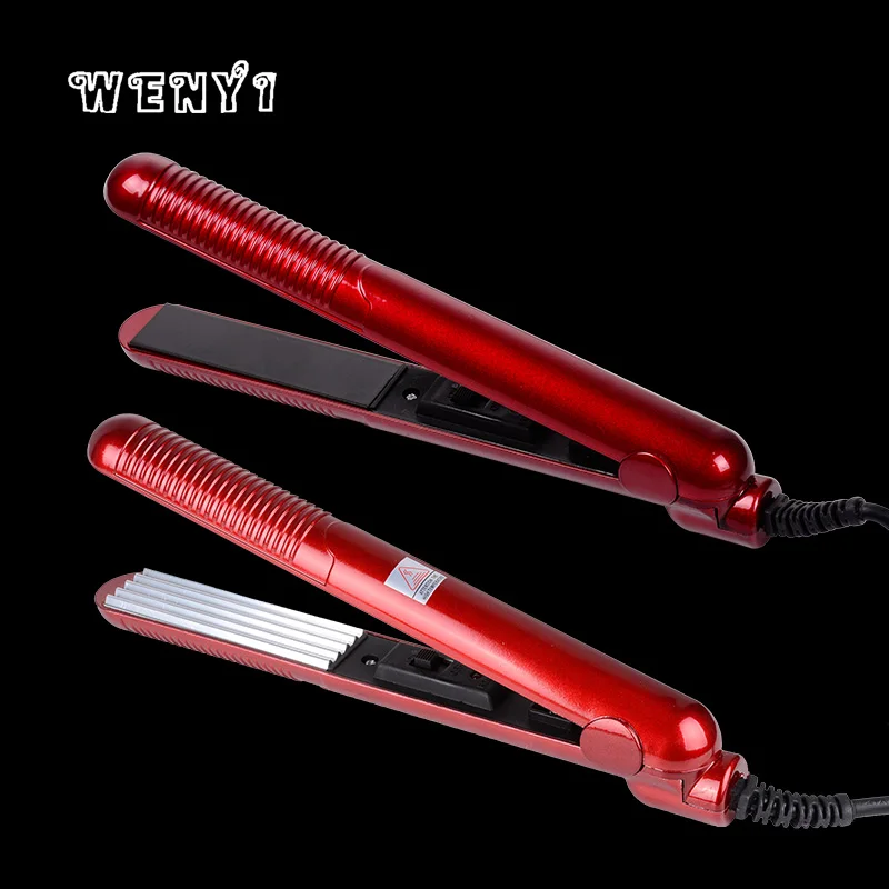

WENYI hair straightener straightening Iron pranchas de cabelo curling irons styling tools curler professional ionic flat iron