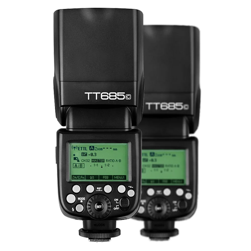 Godox TT685 TT685C+ X1C ttl Flash& Trigger Набор беспроводной 2,4G Speedlite передатчик для Canon EOS 70D 60D 5D2 5D3 6D 7D+ шесть подарков - Цвет: 2x TT685C