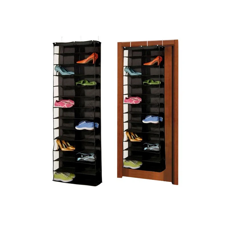 

26 Grid Wardrobe Hanging Bag For Organizer Underwear Shoes Bras StorageSocks Briefs Door Hanging Bags Rack Saving Space