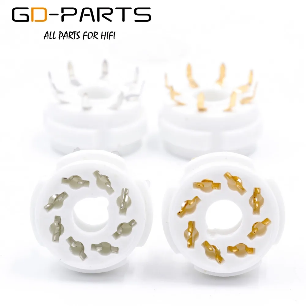 

GD-PARTS 1PC 8pin Octal Tube Socket Base For EL34 KT88 KT66 6550 KT120 274B 5AR4 6SN7 6V6 6L6 6CA7 5881 PCB Mount
