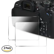 PCTC 2 Packs font b Camera b font Screen Protector for Canon 700D 750D 760D T5i