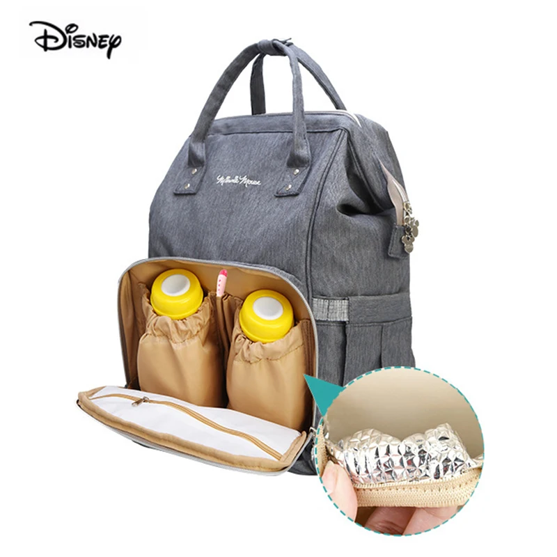 Disney Мода пеленки рюкзак USB многофункциональная большая емкость для беременных подгузник сумка для путешествий мать сумка Минни