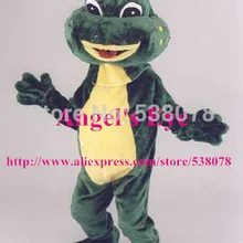 Счастливая лягушка Маскоты костюм для взрослых Размеры Карнавал Cosply Маскоты te костюм нарядное платье EMS sw1299
