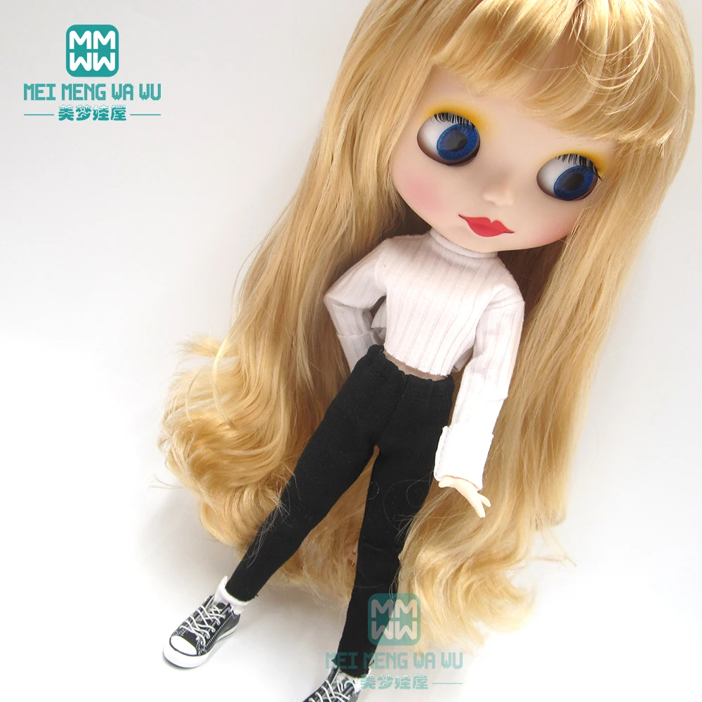 1 шт. Blyth кукольная одежда модный свитер, штаны с дырками для Blyth Azone 1/6 аксессуары для кукол