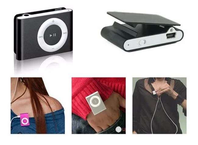 400 p! металлический сплав оболочки клип мини MP3-плеер внешний вставлен SD/TF, поддержка 1-8 ГБ(без SD/TF карты), наушники+ USB кабель+ кристалл коробка
