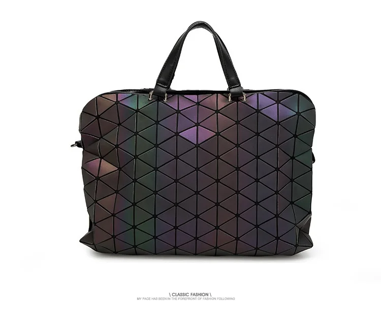 Beste Maelove Lichtgevende Zak 2020 Geometrische Lattic Diamant Plaid Handtassen Schoudertas Hologram Laser Zilver Drop Shipping