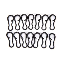 Нержавеющая сталь 100 шт/партия Карп рыболовные снасти оснастки черный цвет соединитель для приманки для рыбалки аксессуары оснастки Pesca