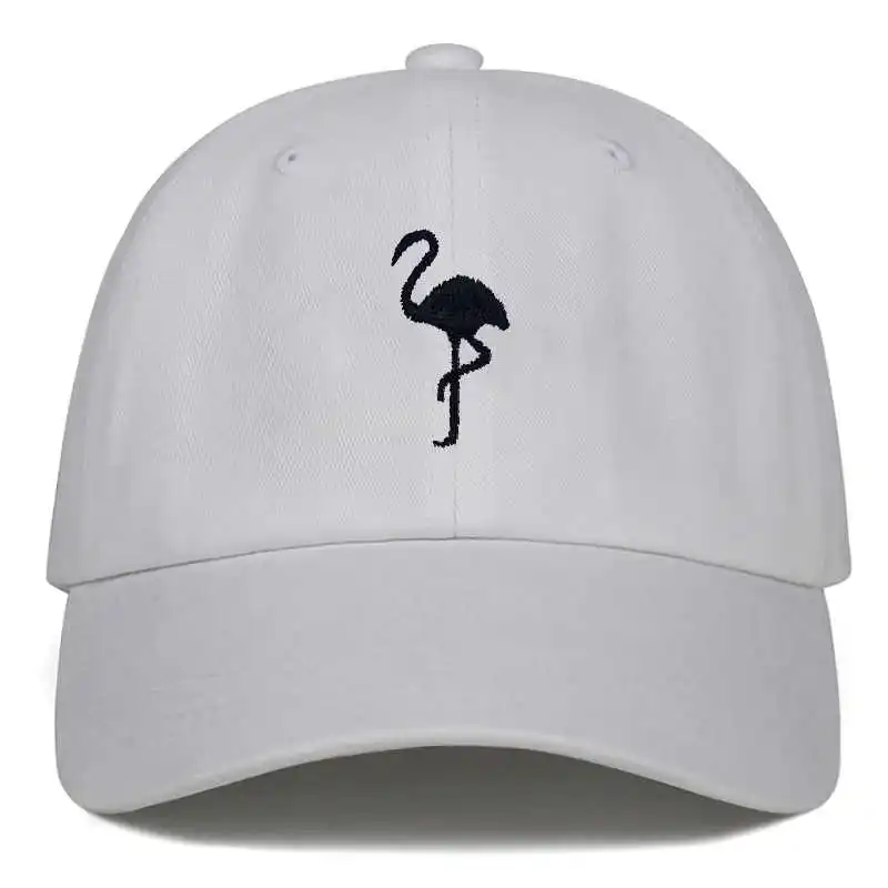 Новые тысяча бумажный журавль шапка с вышивкой в стиле хип-хоп бейсболка шапки хлопок Регулируемая крышка модные Гольф бейсболки - Цвет: Белый