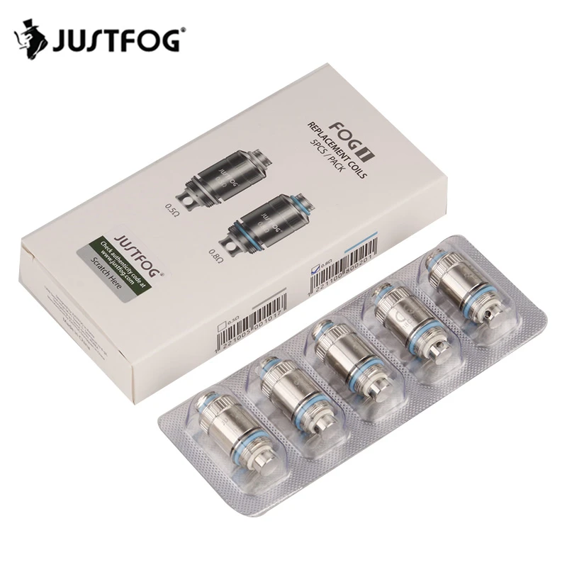 JUSTFOH Fog 1 Катушка 24 Вт 0.5ohm 15 0.8ohm электронная сигарета катушка Замена для JUSTFOG Vape