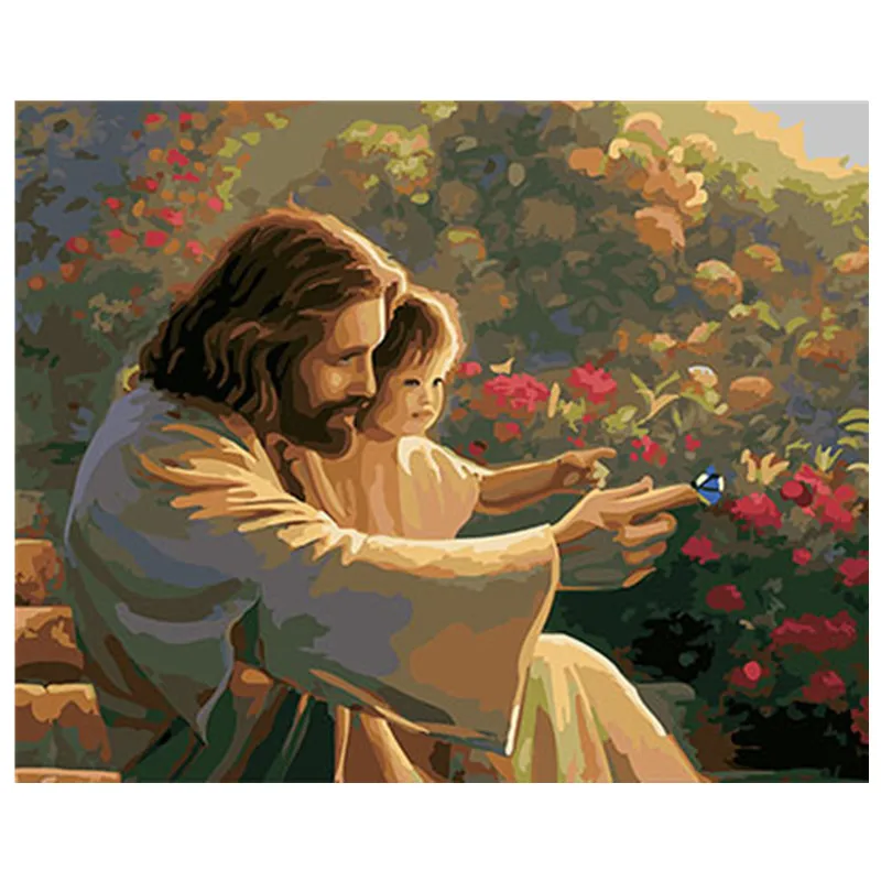 

Figure Painting Framed Pictures DIY Painting By Numbers DIY Oil Painting On Canvas Home Decoration Drop Shipping GX26161 40X50CM