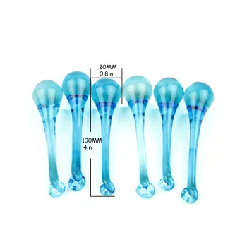 

20pcs/Lot ,Aquamarine Color , 20x100mm Crystal Trimming Prism, Crystal Curtain Pendant , Chandelier Parts For Hanging Pendant