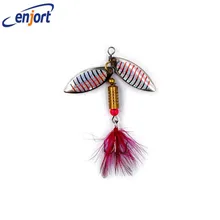 Enjort g-400 6 # ganchos de pesca señuelos spinner cebo de pesca wobbler artificial duro cebo de pesca tackle swimbait