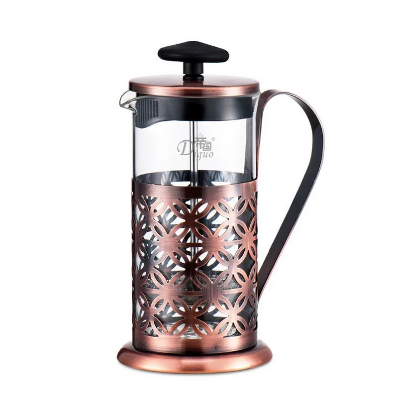 Cooper French Press Coffee Tea Maker For Home 12oz Best Cooper French Press Coffee Tea Maker For Home 12oz Best Pot With Stainless Steel Double Gl Drop Shipping In Pots From