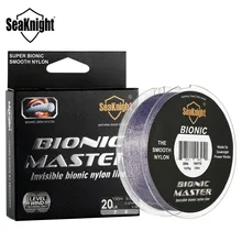 SeaKnight BIONIC MASTER 150 м точечная леска гладкая невидимая японская леска 2-25LB камуфляжная Морская Рыбалка снасти