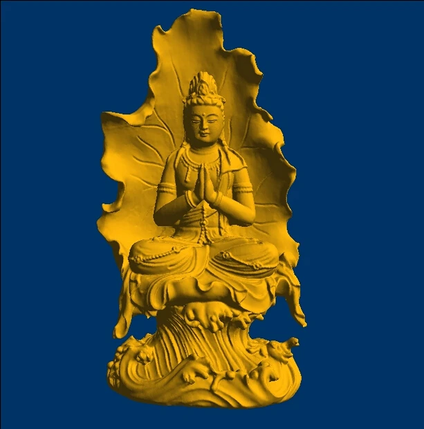 

relief model for cnc in STL file format In the Goddess Of Mercy_8