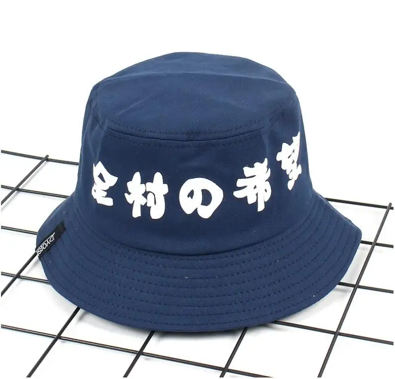 New Funny Chinese Embroidery cotton Bucket Hat Japanese print Unisex