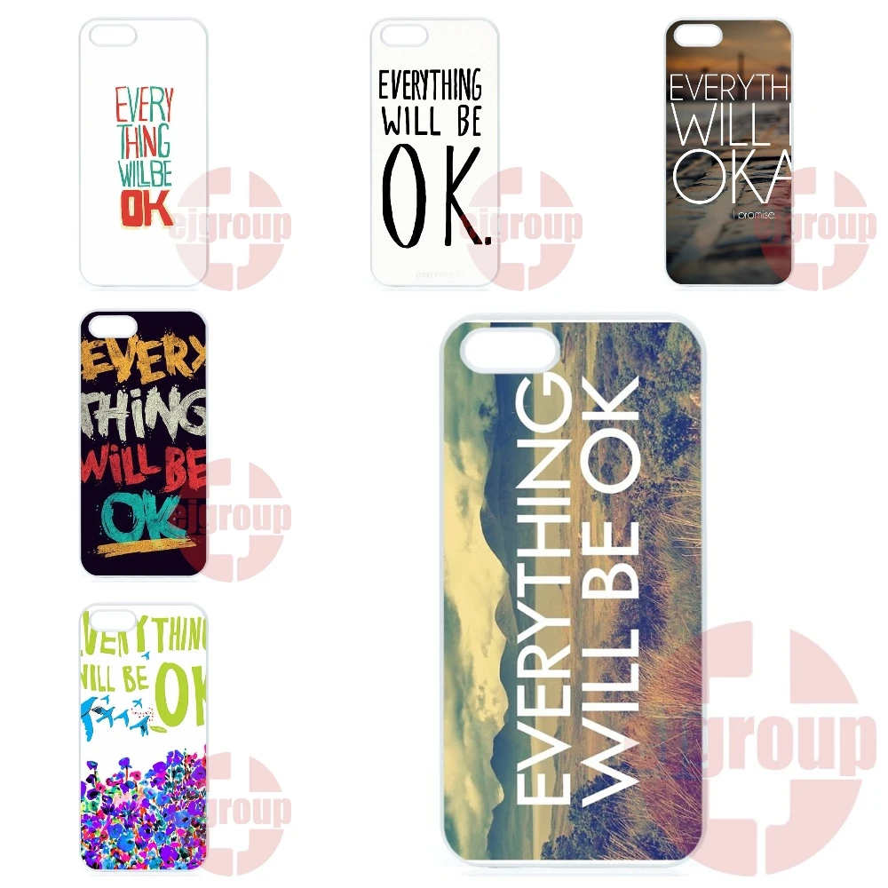 Everything Will Be Ok Wallpaper For Sony Xperia Z Z1 Z2 Z3 Z4 Z5 Premium Compact M2 M4 M5 C C3 C4 C5 E4 T3 Case Capa Cover Z5 Premium Case Coverz5 Compact